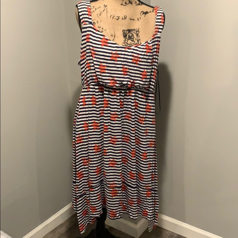 Style & Co Swing Dress with Asymmetrical hem